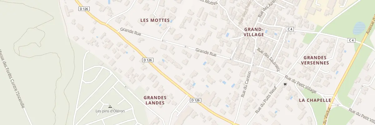 Plan du 23 Vc Grande Rue au Grand-Village-Plage