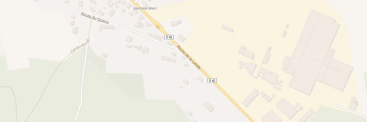 Plan du 786 Rte de la Lande à Linxe