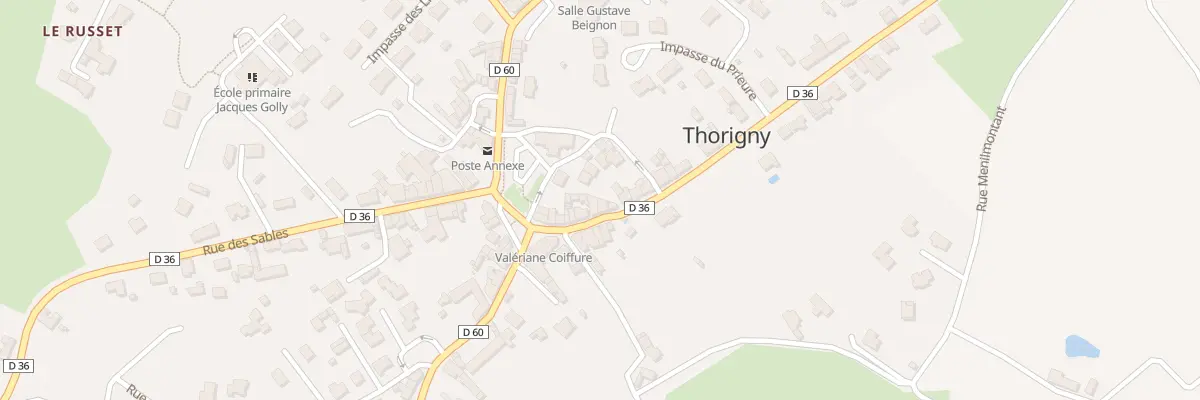 Plan du 13 Rue du pont du frêne à Thorigny