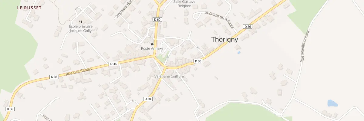 Plan du 11 Rue du pont du frêne à Thorigny