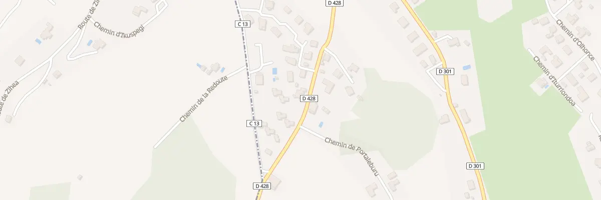 Plan du 8 Rte du Maréchal Harispe à Saint-Jean-Pied-de-Port