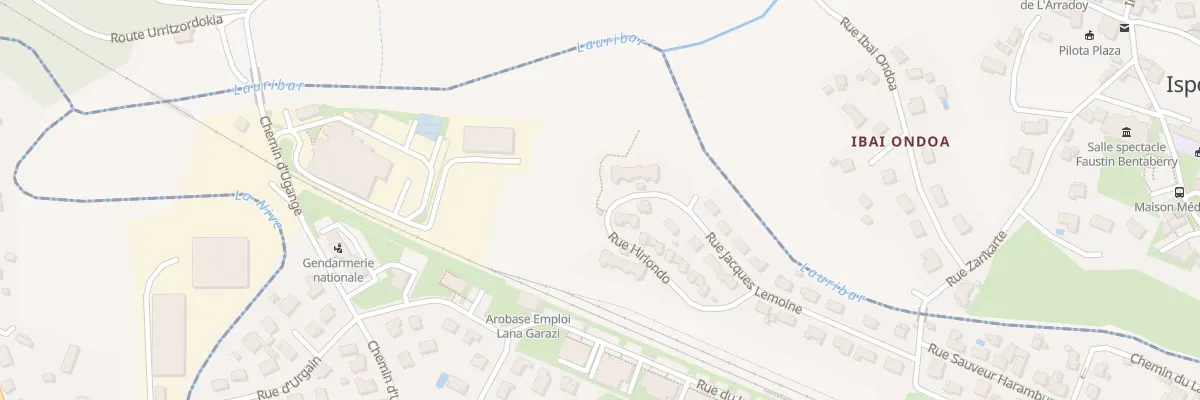 Plan du 21 Rue Hiriondo à Saint-Jean-Pied-de-Port
