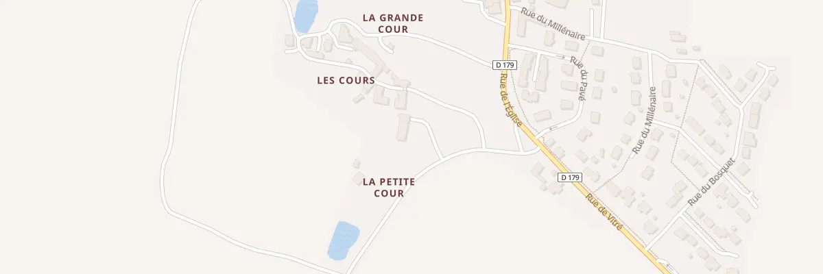 Plan du 5004 Les Cours à Taillis