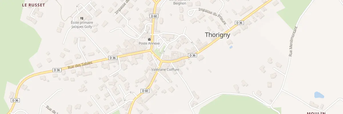 Plan du 7 Rue du pont du frêne à Thorigny