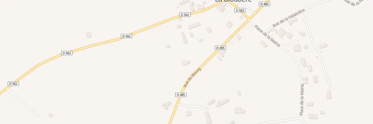 Plan du 4 Rue du Bourg à La Bloutière