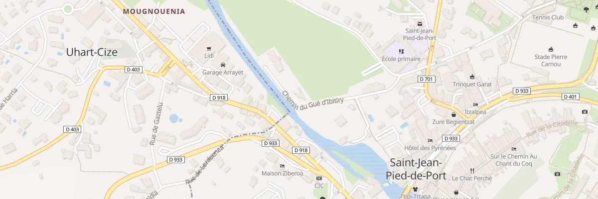 Plan du 244 Che du Gué d’Ibitiry à Saint-Jean-Pied-de-Port