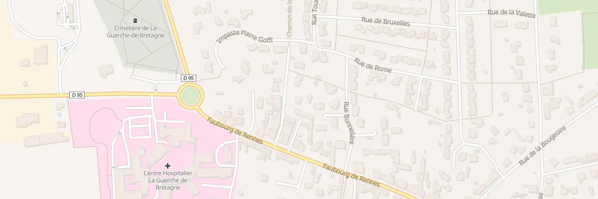 Plan du 12 Rue de la Chataigneraie à La Guerche-de-Bretagne
