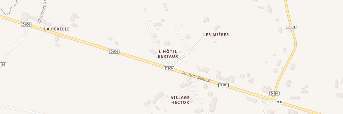 Plan du 5020 Hotel Bertaux au Mesnil-Eury