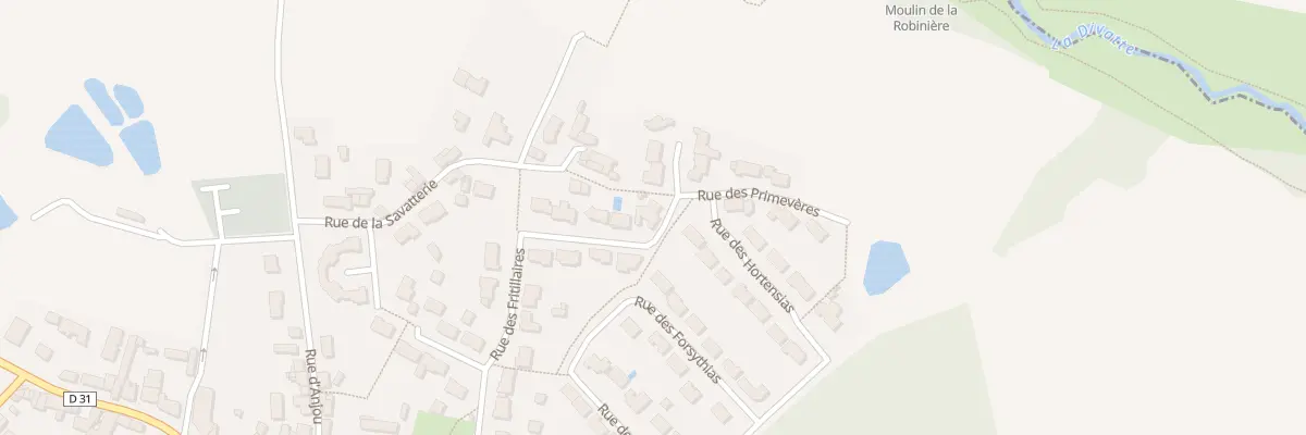 Plan du 9 Rue des primevères à La Remaudière