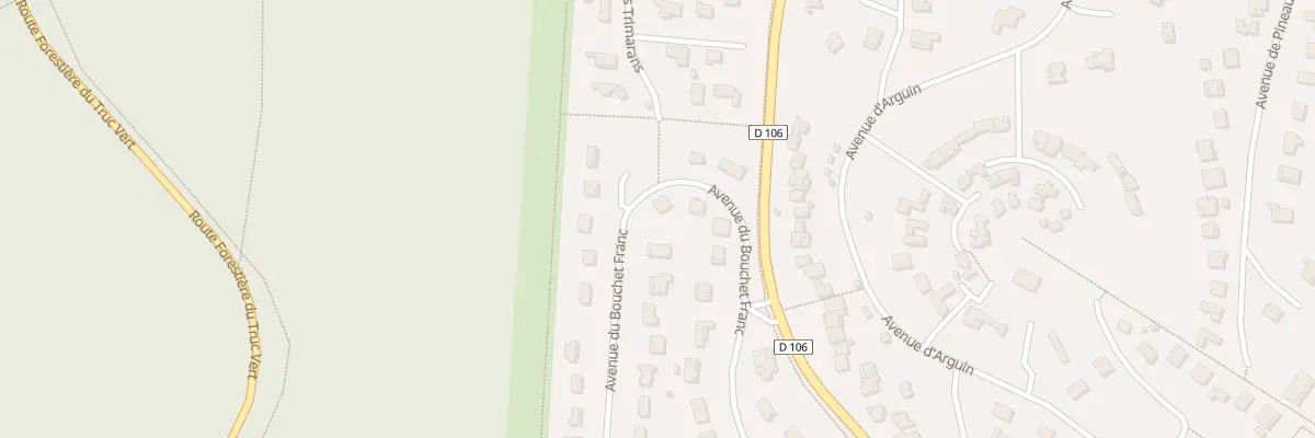 Plan du 6 Av du Bouchet Franc l’Herbe à Lège-Cap-Ferret