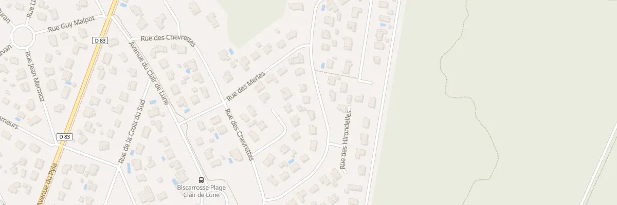 Plan du 229 Rue des Hirondelles à Biscarrosse