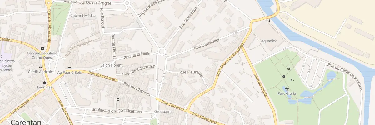Plan du 6 Rue Lepelletier à Carentan-les-Marais