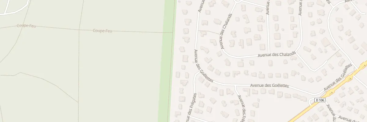 Plan du 30 Av des Goelettes à Lège-Cap-Ferret