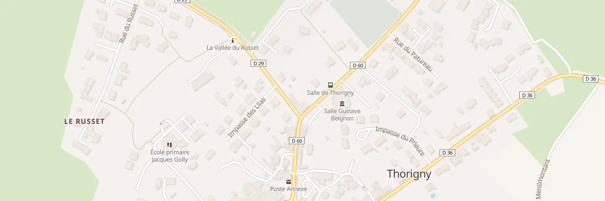 Plan du 9 Rue de la forêt à Thorigny