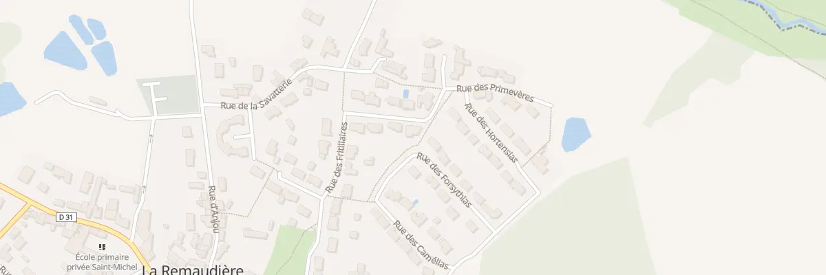 Plan du 8 Rue des primevères à La Remaudière