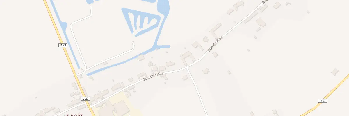 Plan du 429 Rue de l’Isle à Tribehou