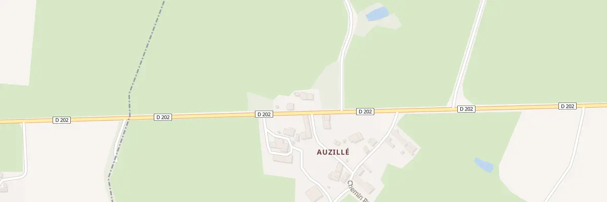 Plan du 5353 Auzillé à La Chapelle-Glain