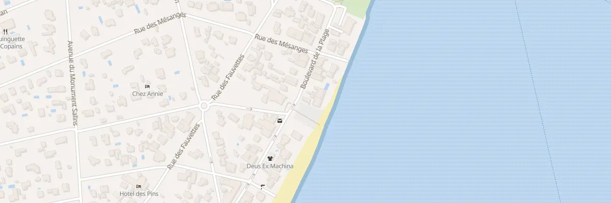Plan du 18 Bd de la Plage Cap Ferret à Lège-Cap-Ferret