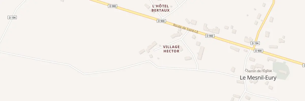 Plan du 5010 Village Hector au Mesnil-Eury