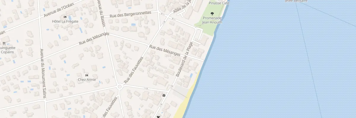 Plan du 9B Rue des Mésanges Cap Ferret à Lège-Cap-Ferret