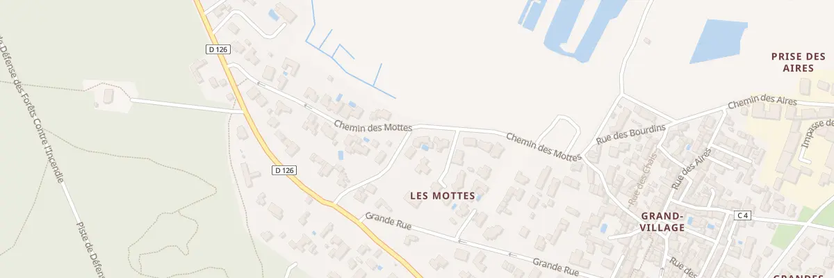 Plan du 27 Che des Mottes au Grand-Village-Plage