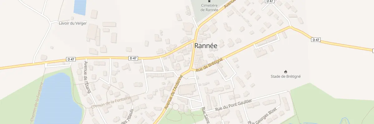 Plan du 27 Avenue de l’Ardenne à Rannée