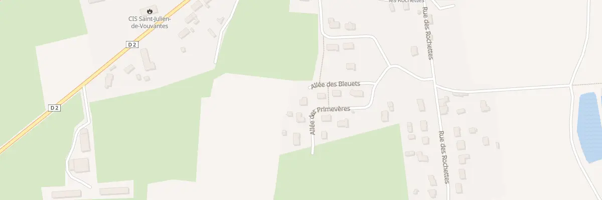 Plan du 7 All des Bleuets à Saint-Julien-de-Vouvantes