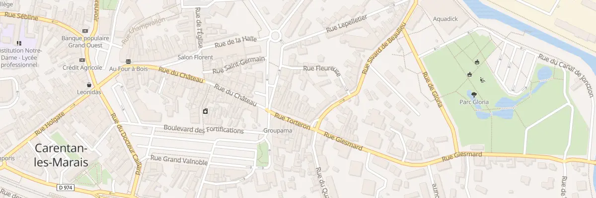 Plan du 9 Rue Torteron à Carentan-les-Marais