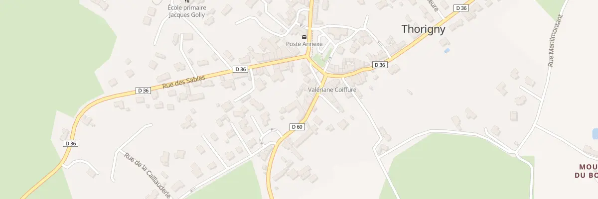Plan du 6 Rue du barrage à Thorigny
