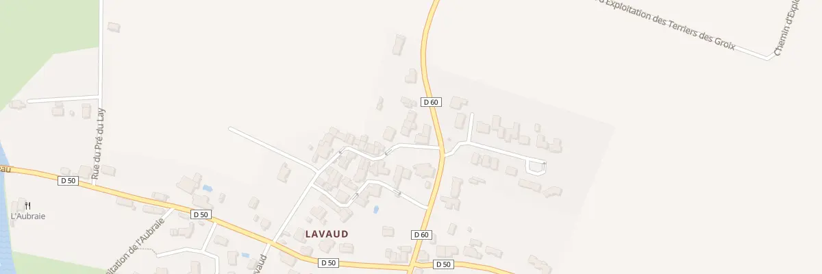 Plan du 1 Rue de lavaud à Péault