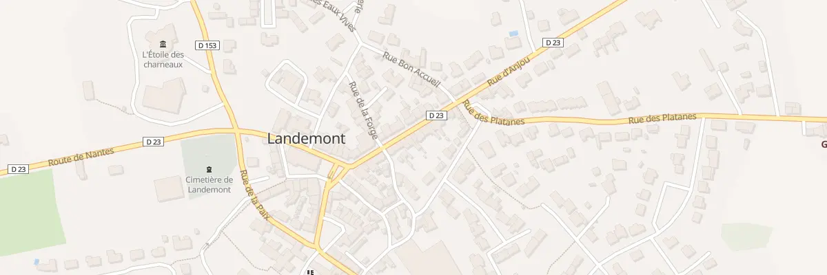 Plan du 20 Rue d’Anjou (Landemont) à Orée d’Anjou