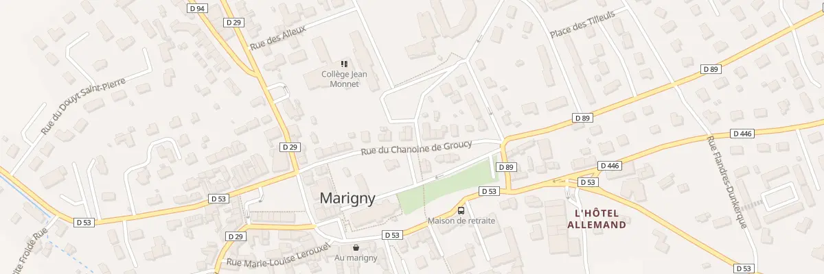 Plan du 23 Rue du Chanoine de Groucy à Marigny-Le-Lozon