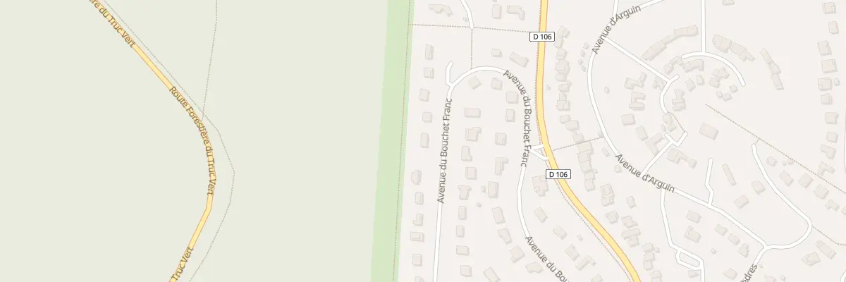Plan du 15 Av du Bouchet Franc l’Herbe à Lège-Cap-Ferret
