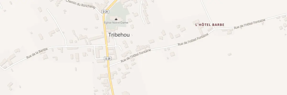 Plan du 815 Rue de l’Hôtel Fontaine à Tribehou