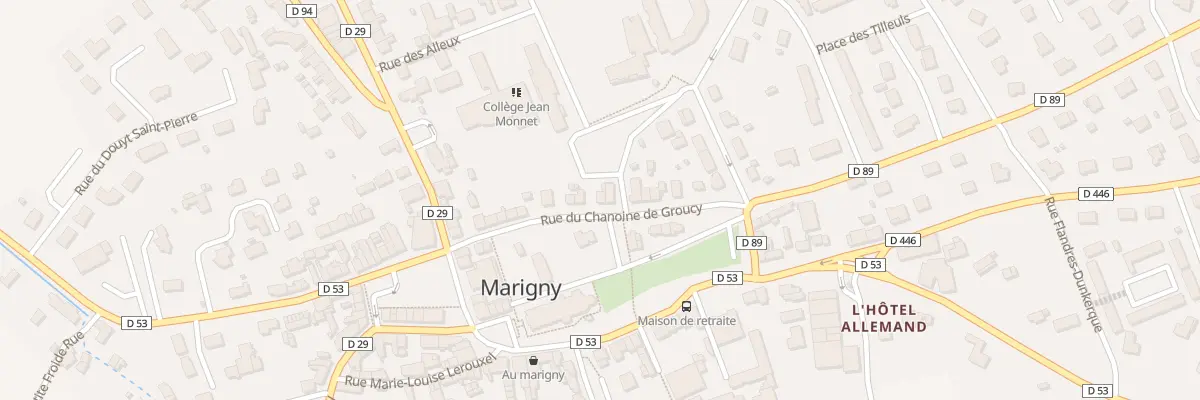 Plan du 21 Rue du Chanoine de Groucy à Marigny-Le-Lozon