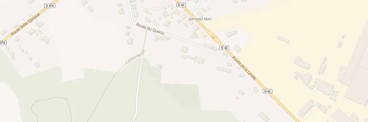 Plan du 384 Rte du Queou à Linxe