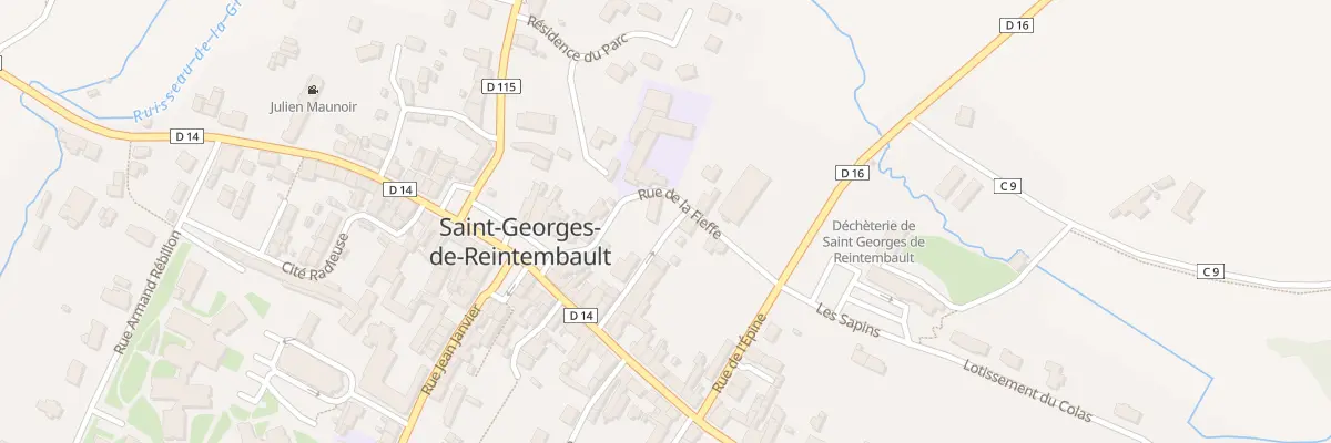 Plan du 5429 Rue des Temples à Saint-Georges-de-Reintembault