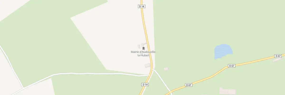 Plan du 5013 La Mairie à Audouville-la-Hubert