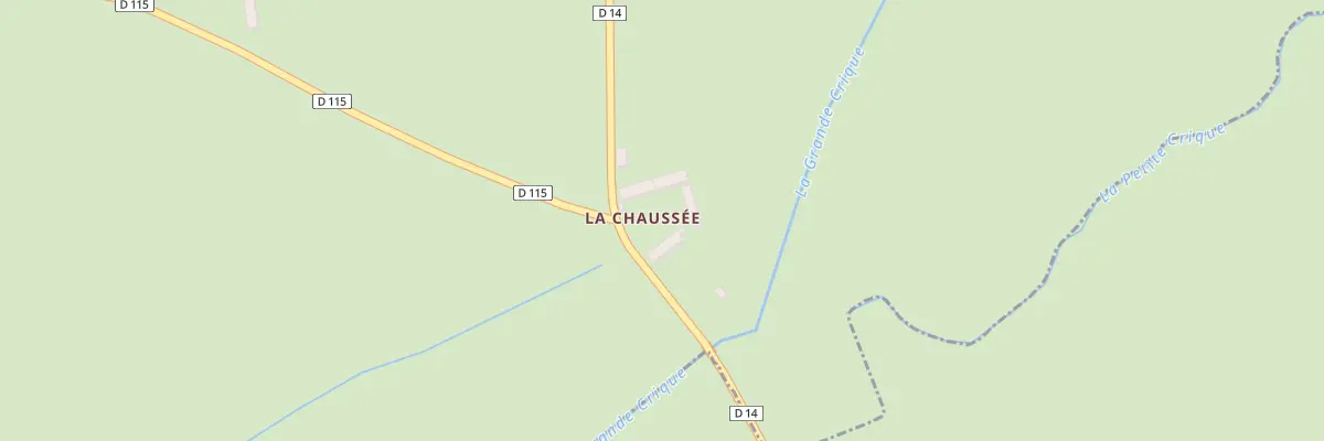 Plan du 5018 La Chaussee à Audouville-la-Hubert