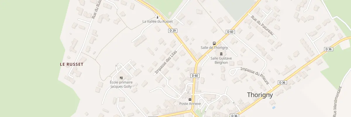 Plan du 3 Imp des Lilas à Thorigny