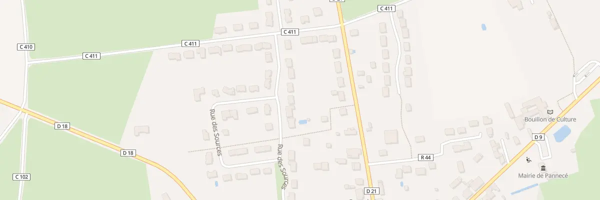 Plan du 9 Rue des Sources à Pannecé