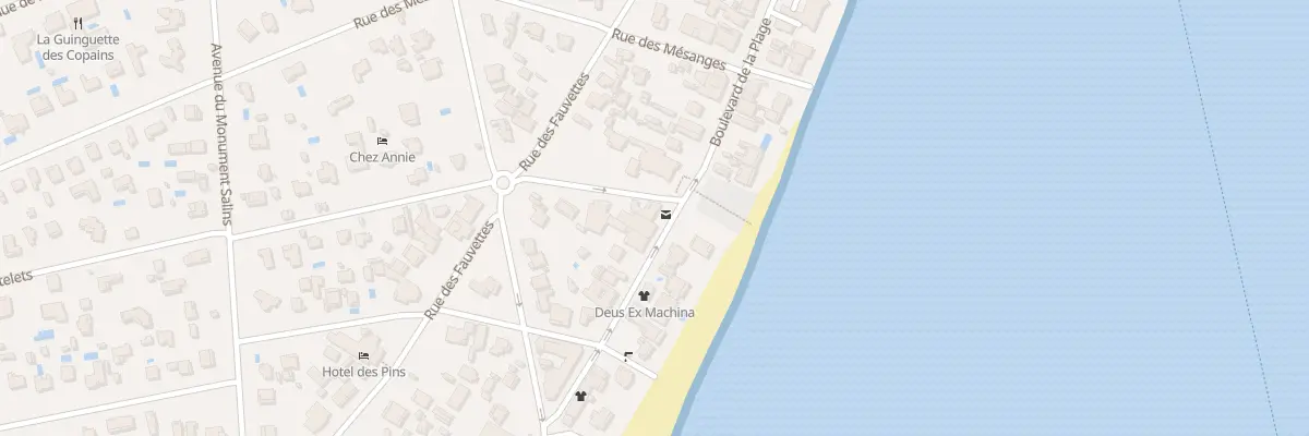 Plan du 19 Bd de la Plage Cap Ferret à Lège-Cap-Ferret