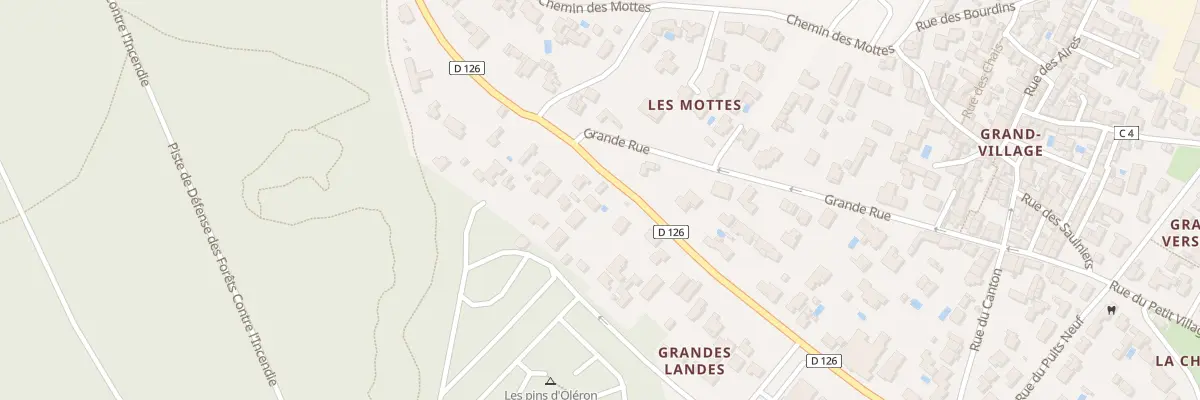 Plan du 39 Rue des Grandes Landes au Grand-Village-Plage