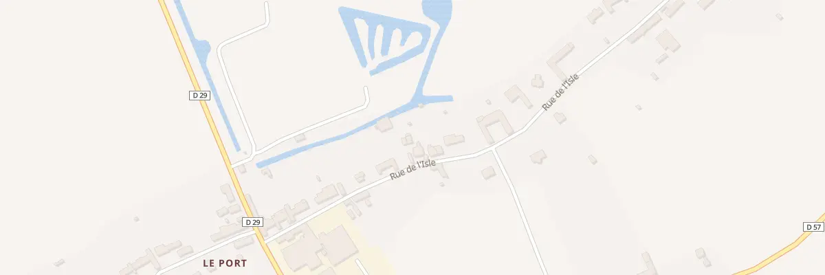 Plan du 421 Rue de l’Isle à Tribehou