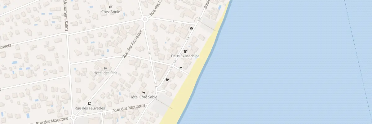 Plan du 28 Bd de la Plage Cap Ferret à Lège-Cap-Ferret