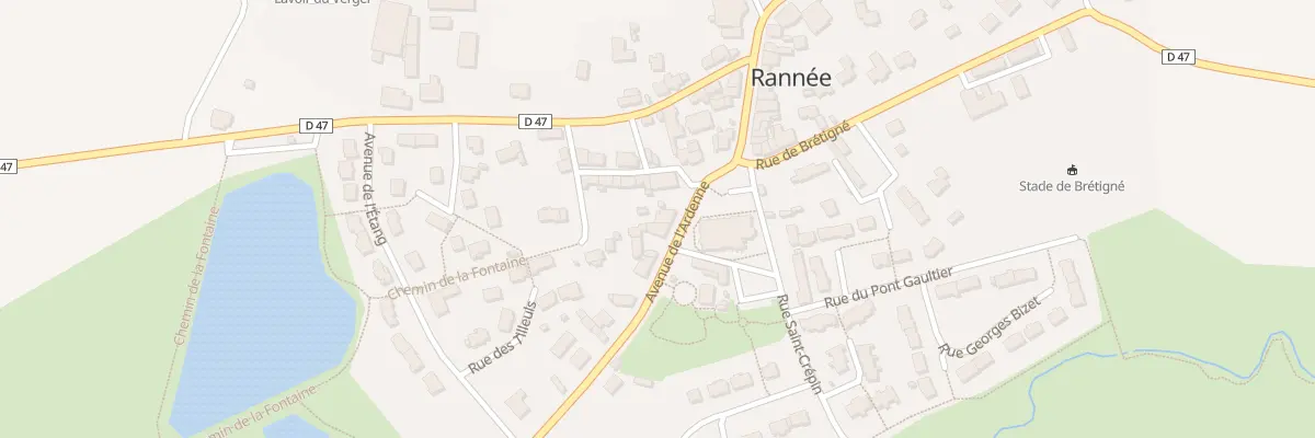 Plan du 17 Avenue de l’Ardenne à Rannée