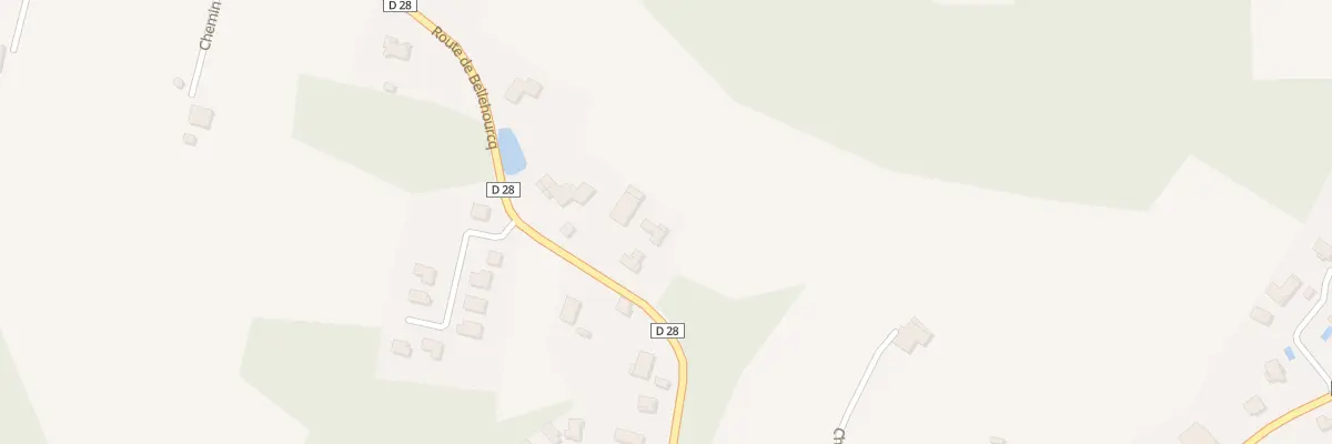 Plan du 522 Rte de Bellehourcq à Sainte-Marie-de-Gosse