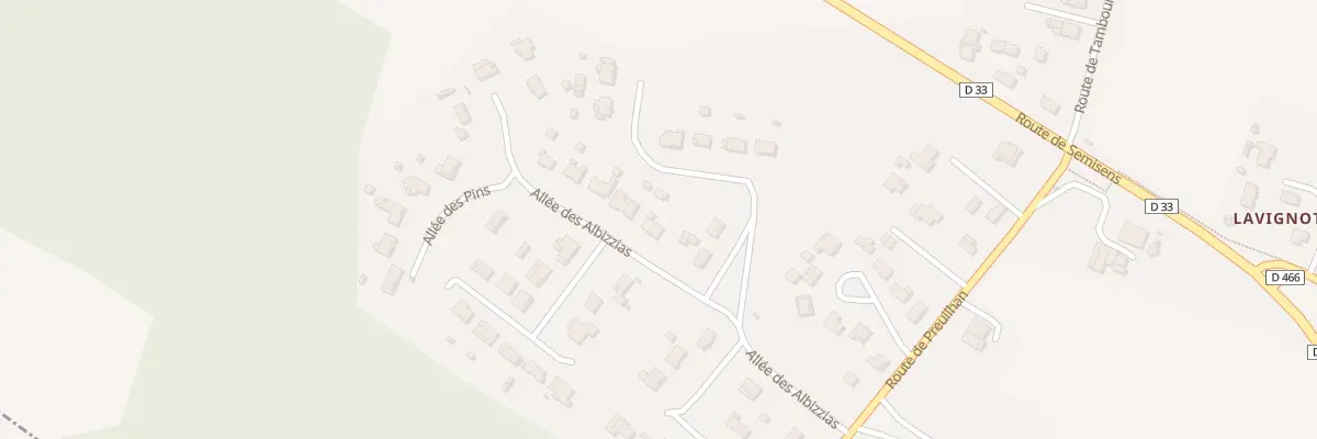 Plan du 70 Rue des Albizzias à Josse