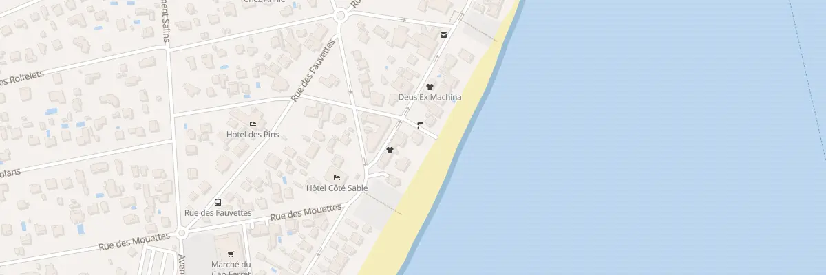Plan du 32 Bd de la Plage Cap Ferret à Lège-Cap-Ferret
