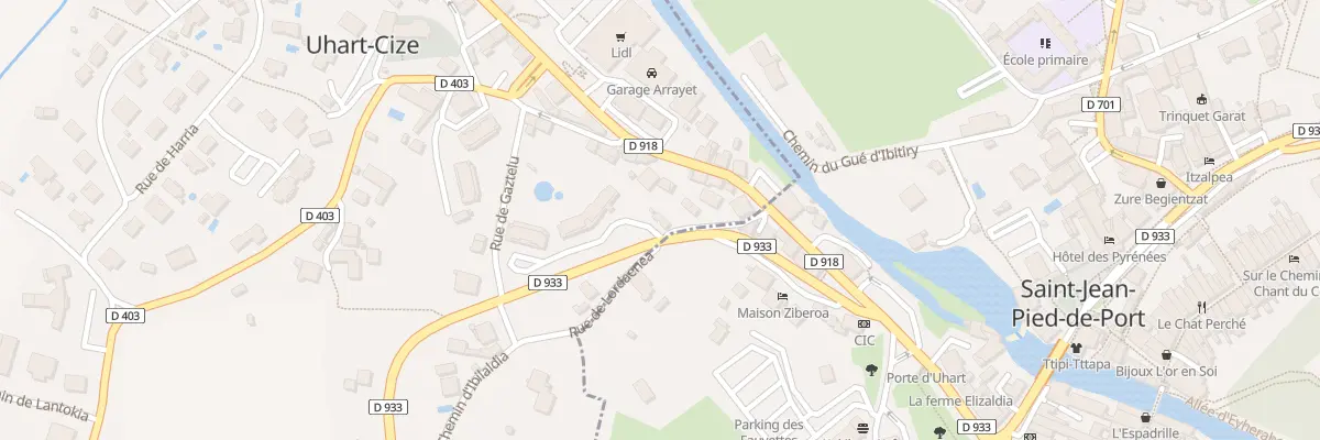 Plan du 81 Rte de Lasse à Uhart-Cize